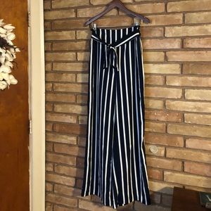 Forever 21 Contemporary NWOT striped flare pants